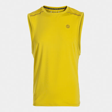 Sleeveless t-shirt man Indoor Gym yellow