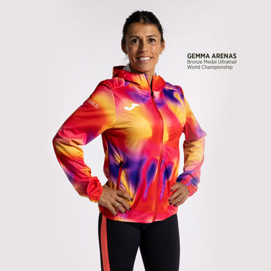 Imperméable femme R-Trail Nature orange