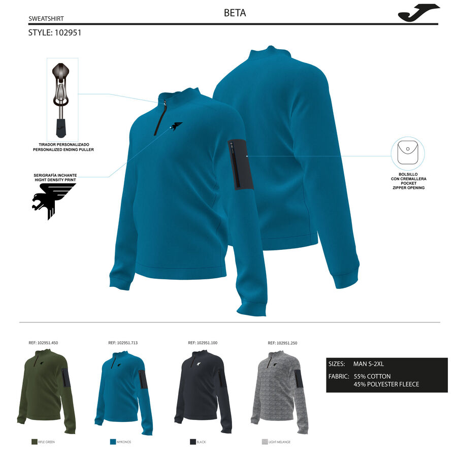 SUDADERA BETA