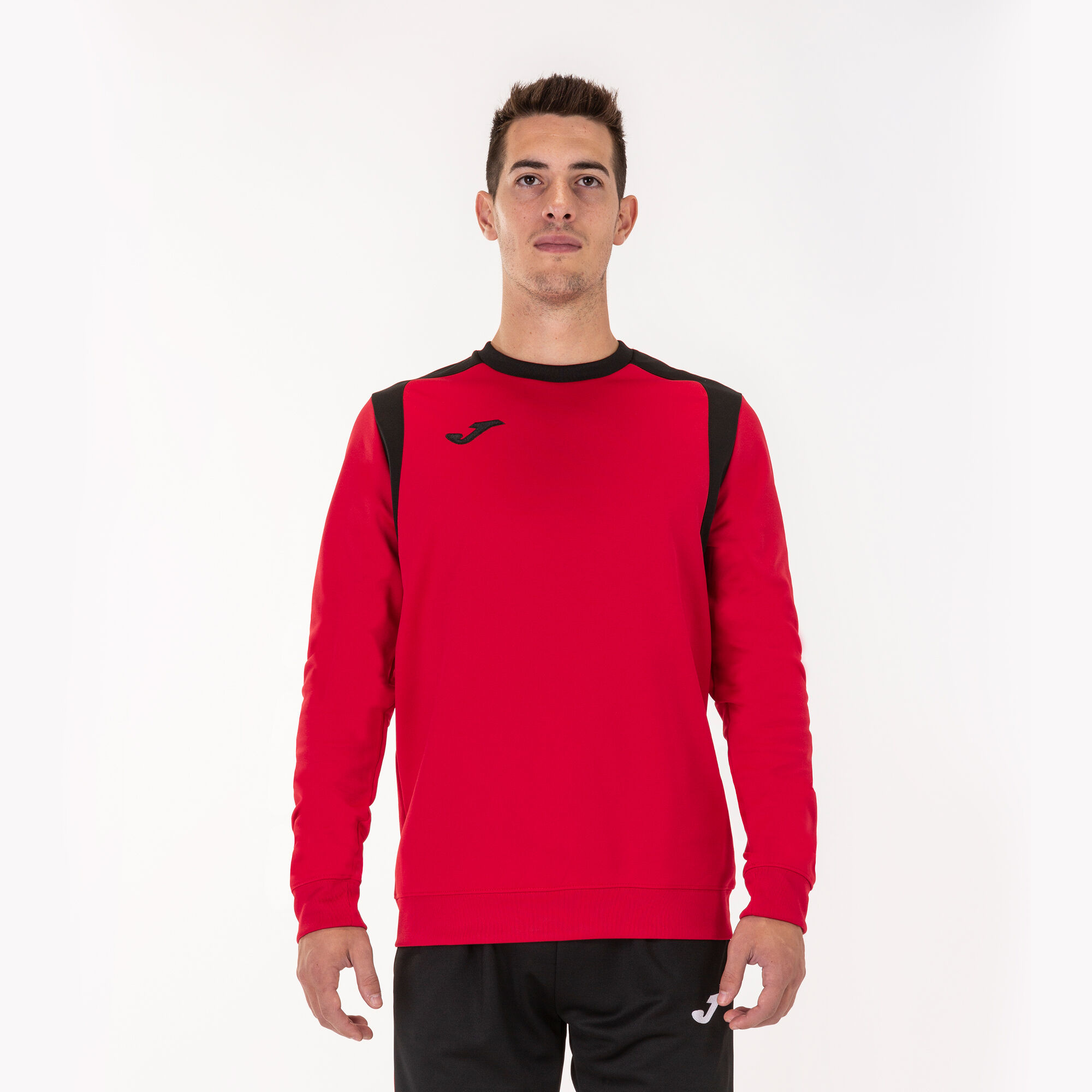 Sweatshirt mann Championship V rot schwarz