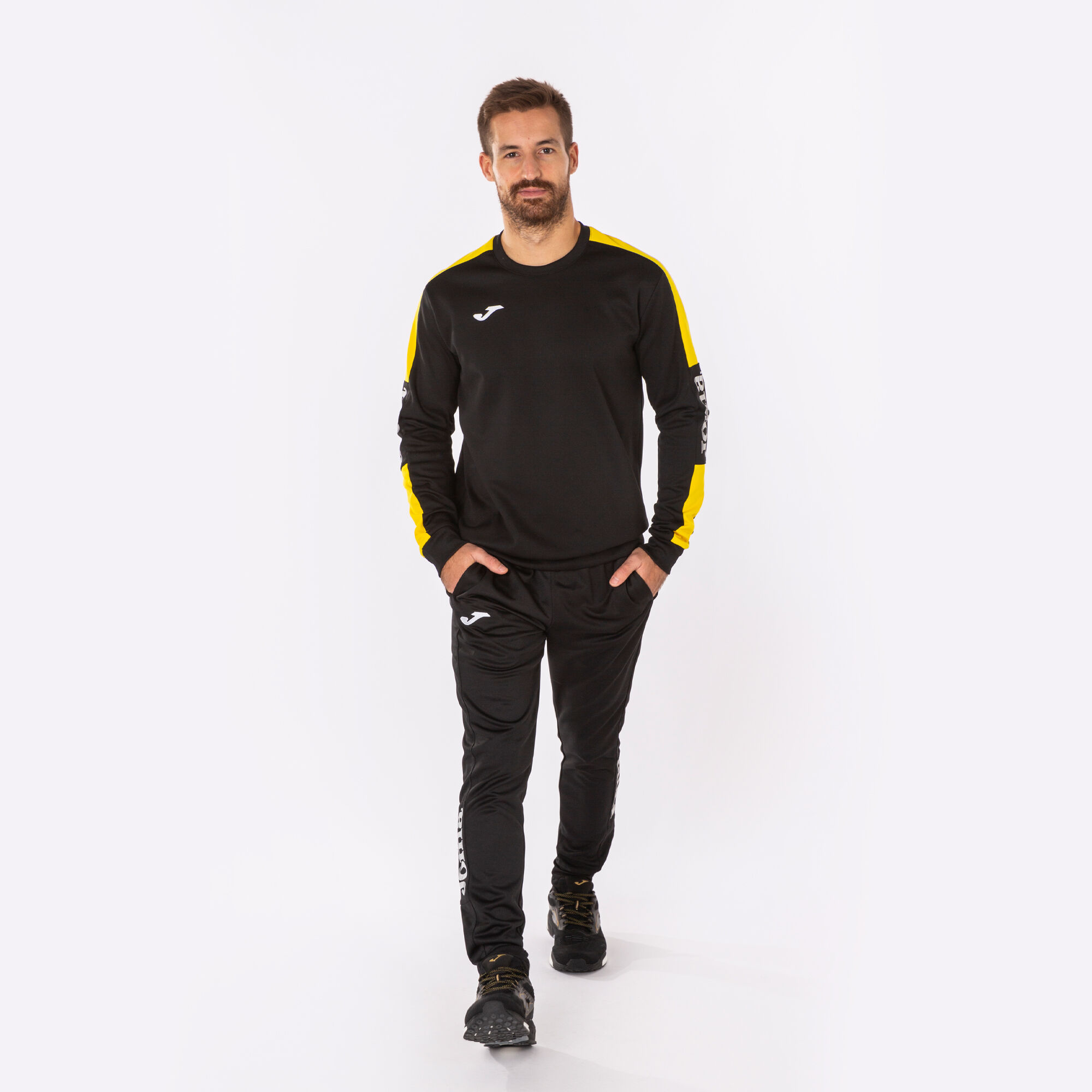 Sweatshirt man Championship IV black yellow