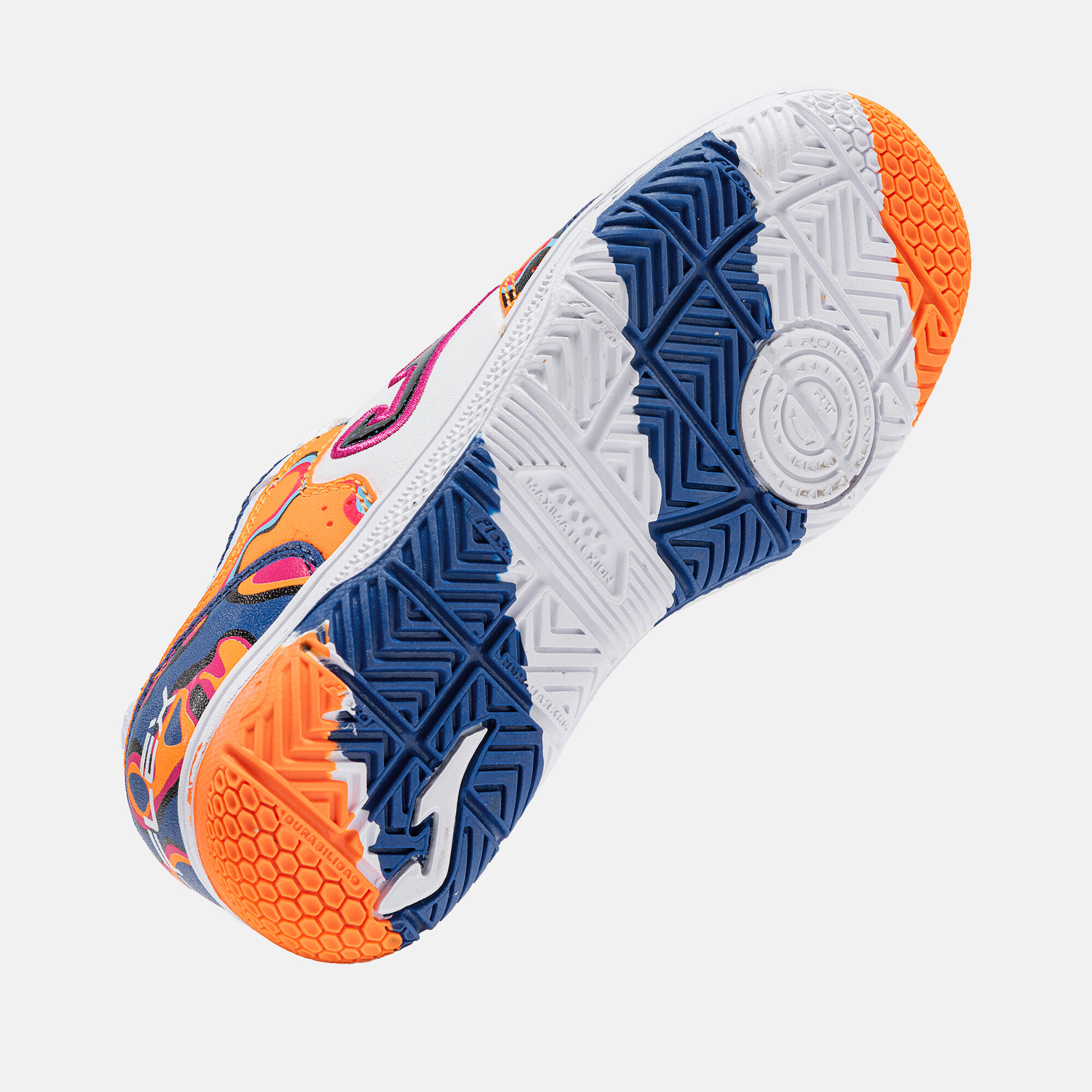 Futsal shoes Top Flex Jr 26 indoor junior white orange | JOMA®
