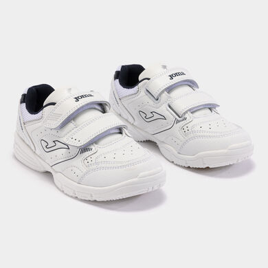 Pantofi sport casual W.School Jr 24 junior alb bleumarin