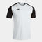 Shirt short sleeve man Academy IV white black