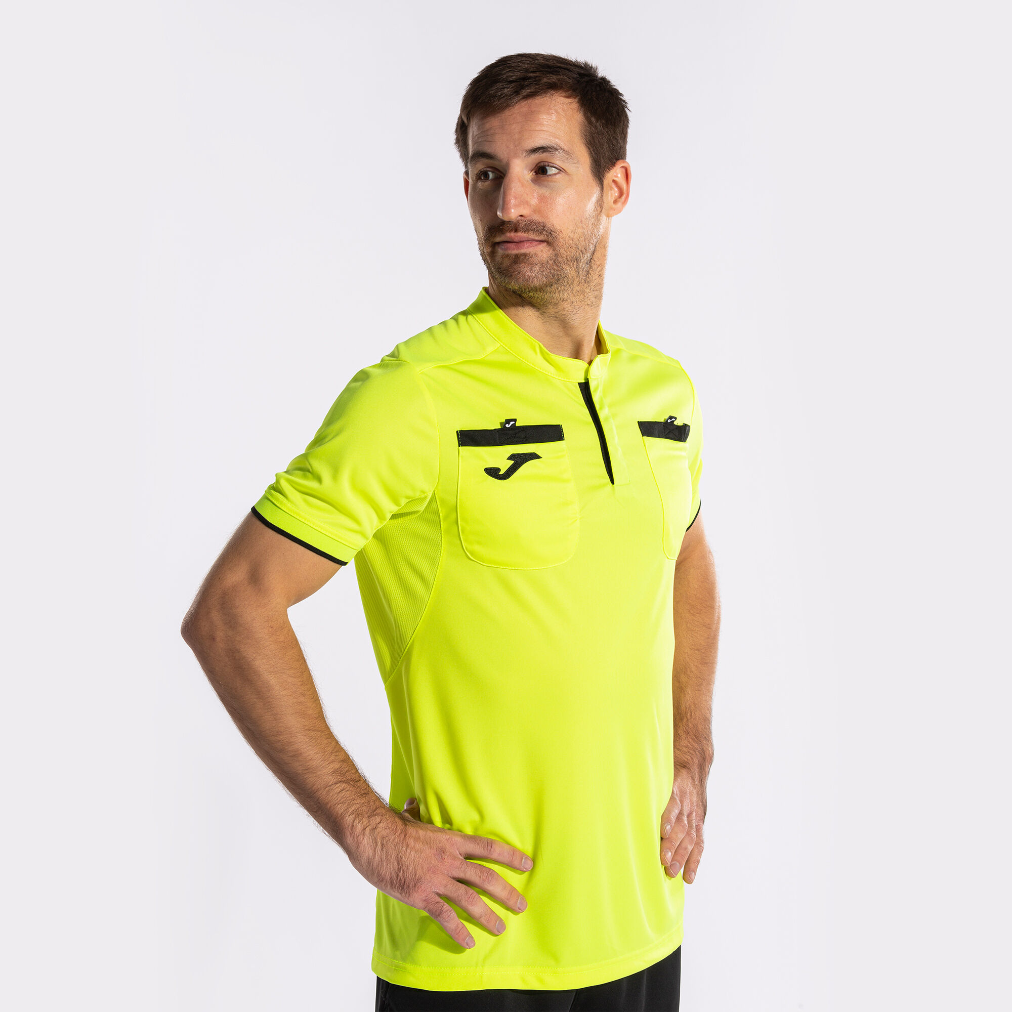 Yellow referee shirt top