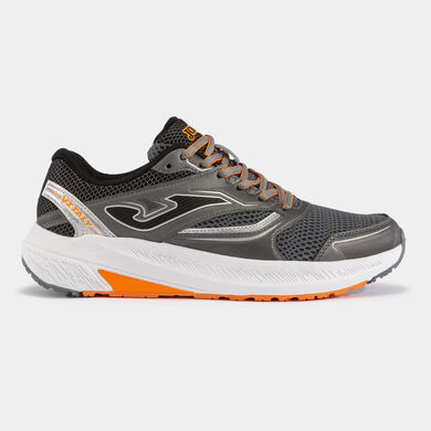Scarpe running Vitaly Men 23 uomo grigio nero arancione