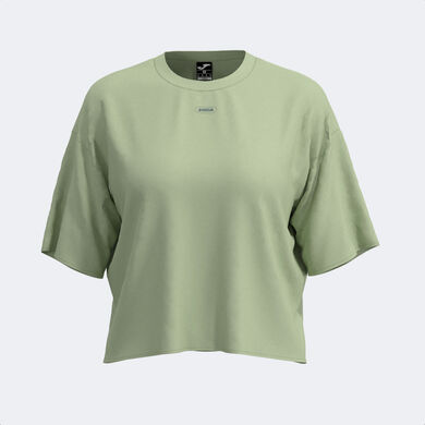 T-shirt manga curta mulher Mimetic verde