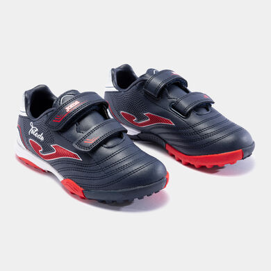 Buty piłkarskie Toledo 22 syntetyczna nawierzchnia turf junior granatowy
