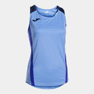 Canotta donna Montreal celeste blu scuro