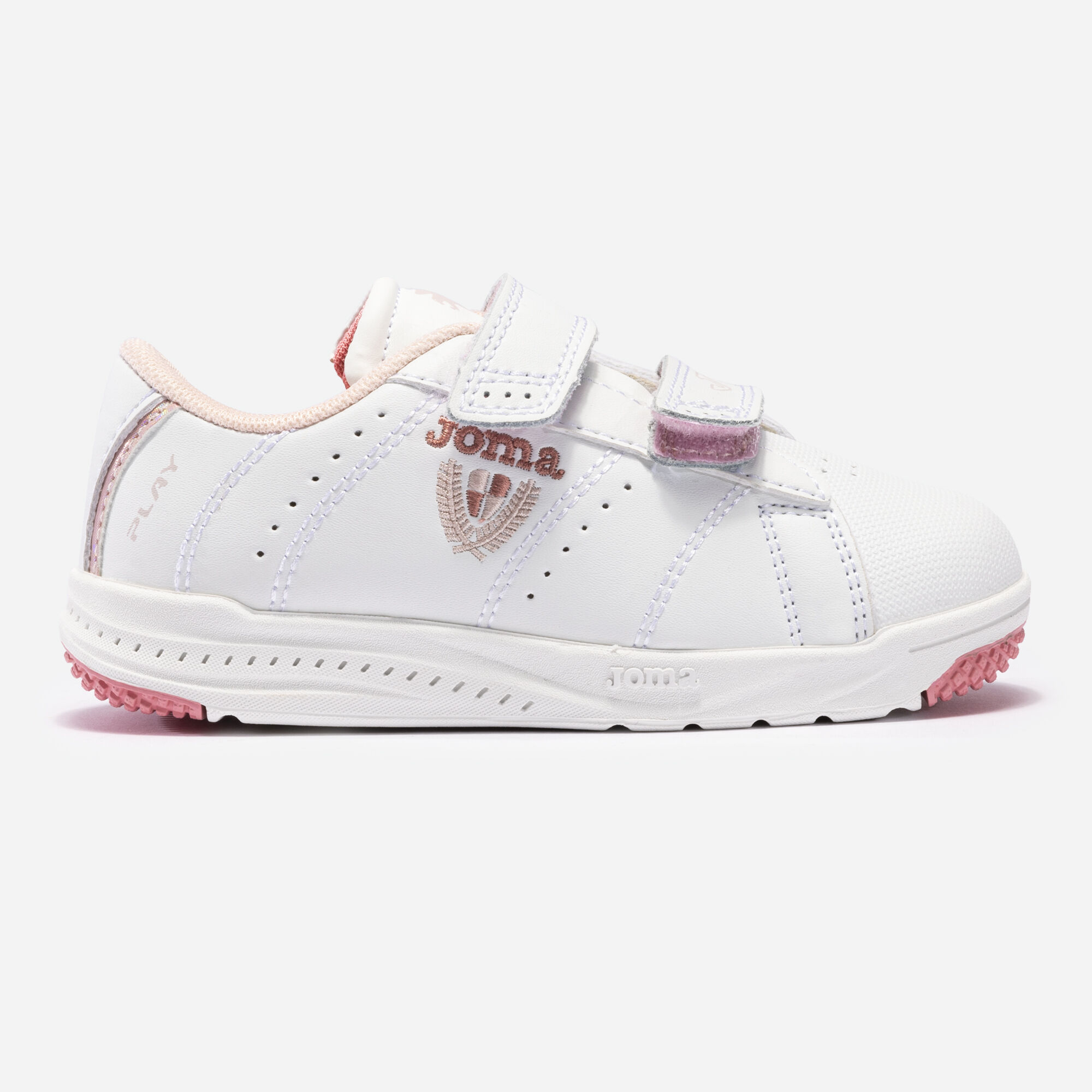 Pantofi sport casual Play 22 junior alb roz