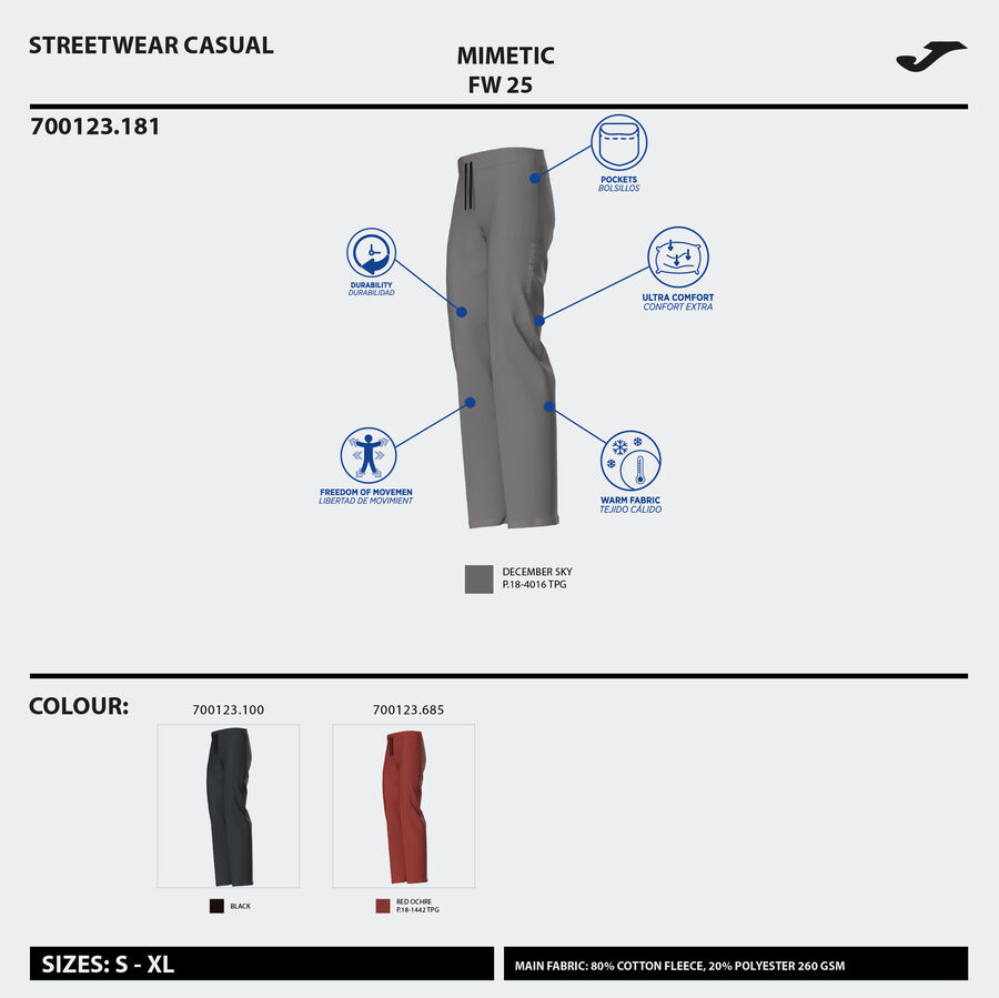 PANTALÓN LARGO MIMETIC