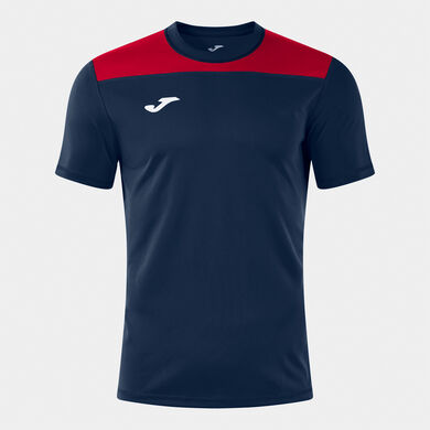 Shirt short sleeve man Phoenix III dark navy red
