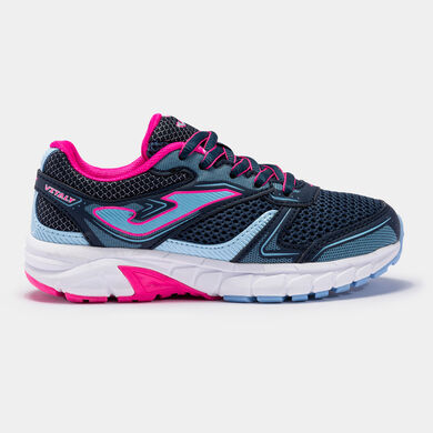 Chaussures running Vitaly 22 junior bleu marine fuchsia
