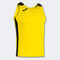 T-shirt de alça homem Record II amarelo preto