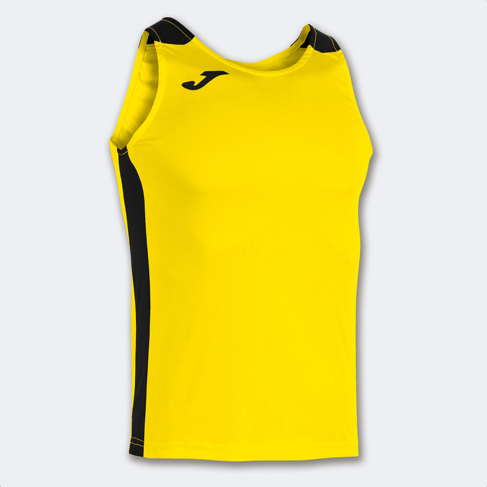Schulterriemen-shirt mann Record II gelb schwarz