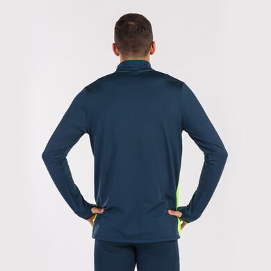 Sweatshirt mann Elite VIII marineblau neongelb