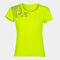 Maglia a manica corta donna Elite VIII giallo fluorescente