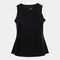 Camiseta sin mangas mujer Resort negro