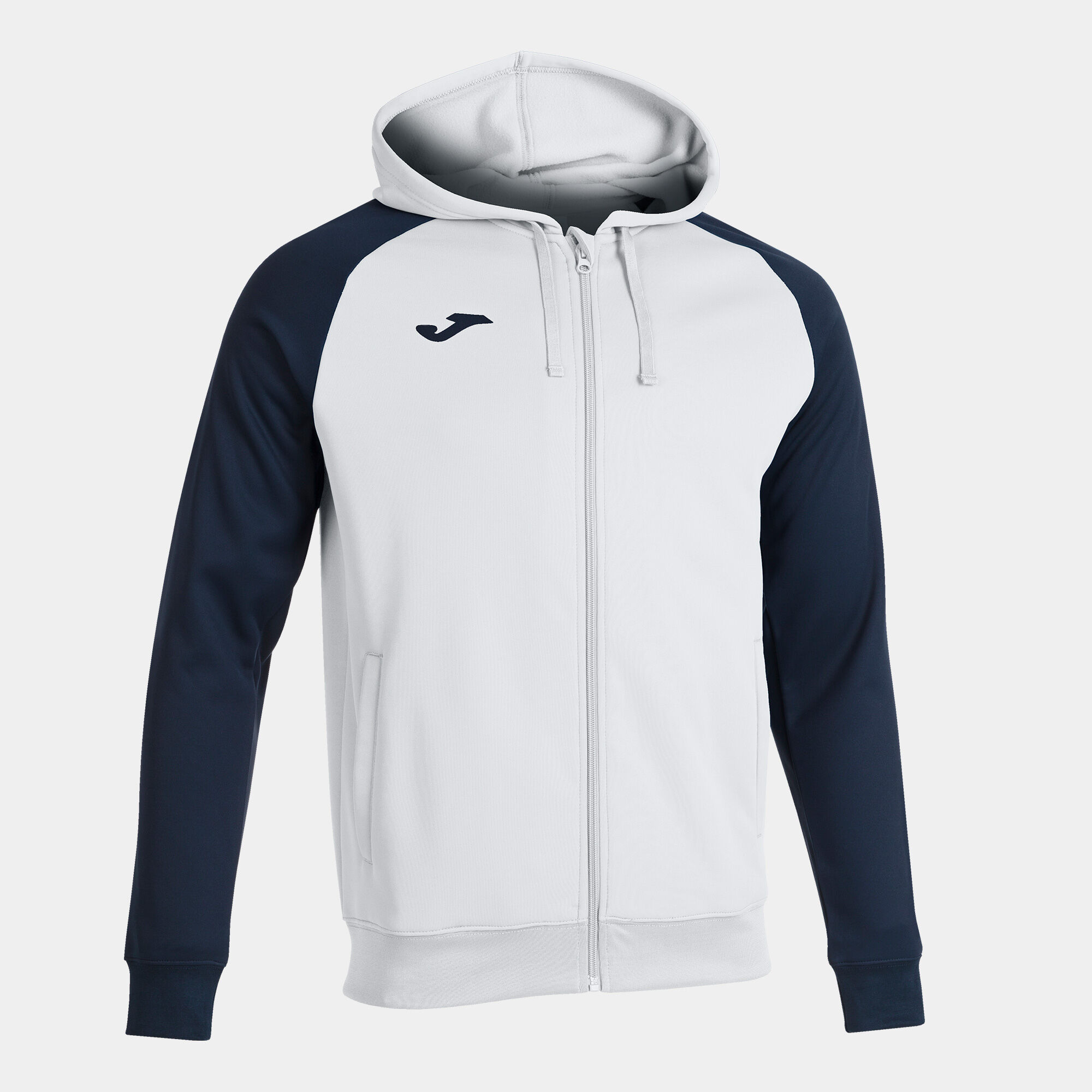 HOODED JACKET MAN ACADEMY IV WHITE NAVY 