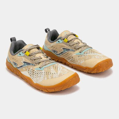 Sapatilhas trail Sima Junior Barefoot 25 j&uacute;nior bege