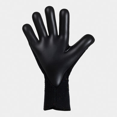 Football goalkeeper gloves Panther black purple