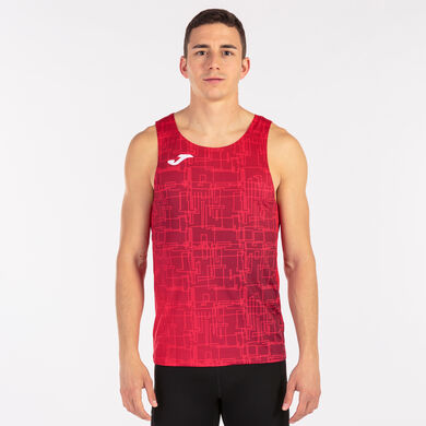 Camiseta tirantes hombre Elite VIII rojo