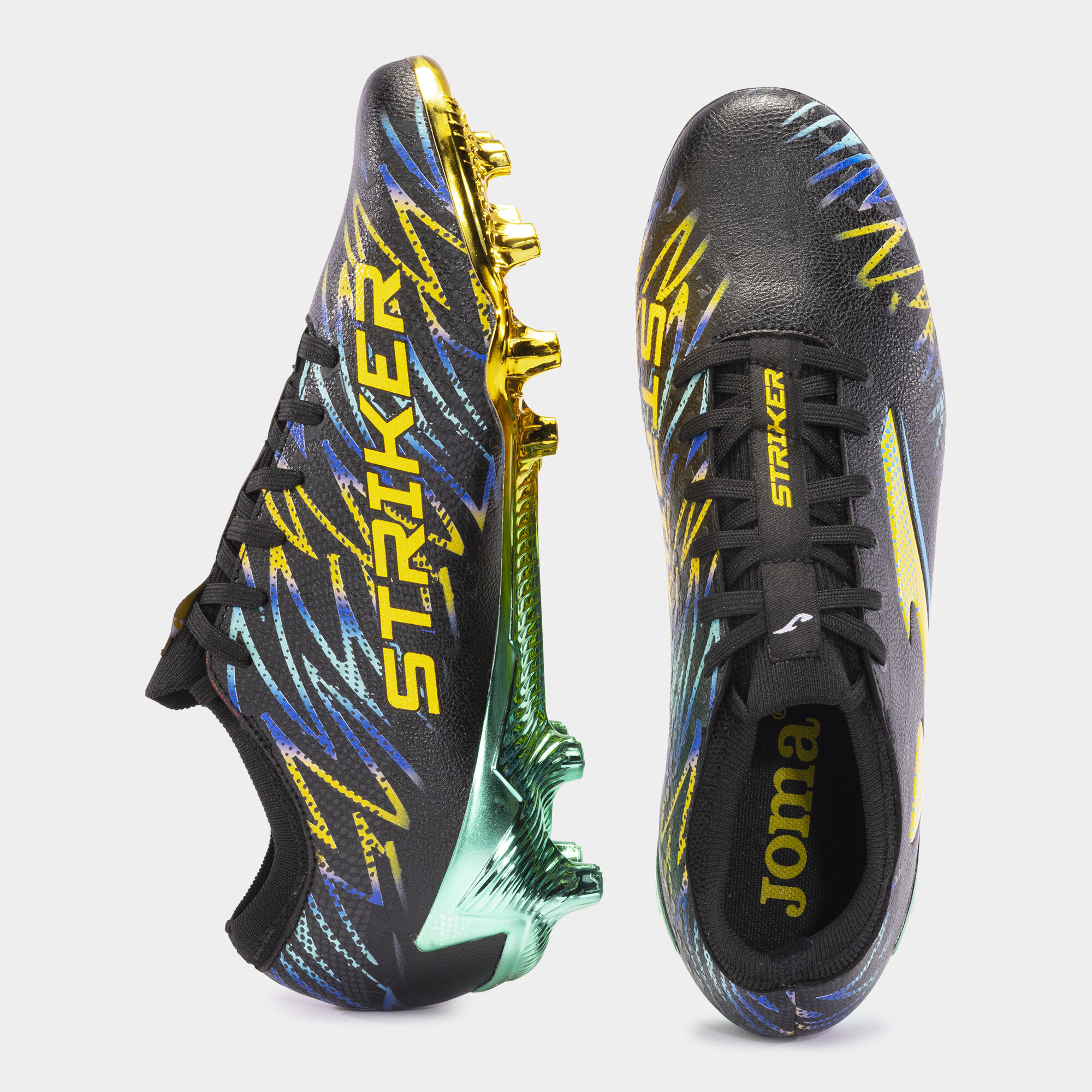 Football boots Striker 24 firm ground FG black JOMA