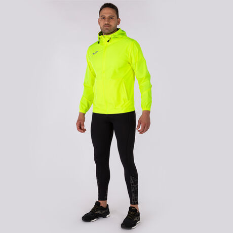 Running, Chubasquero Hombre Elite Viii Amarillo Flúor