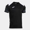 Shirt short sleeve man Danubio black white