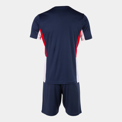 Set man Danubio II navy blue red