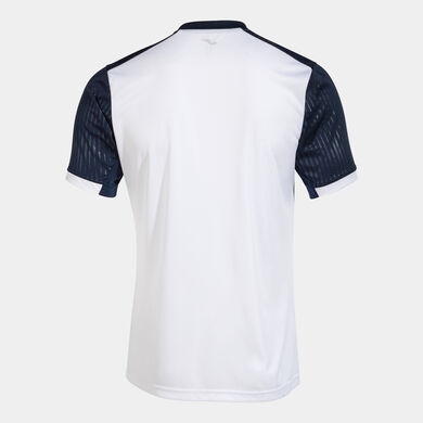 Maglia a manica corta uomo Montreal bianco blu navy