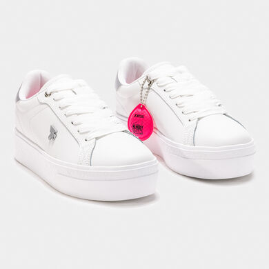 Casual shoes C.Ayure Lady 25 woman white gray