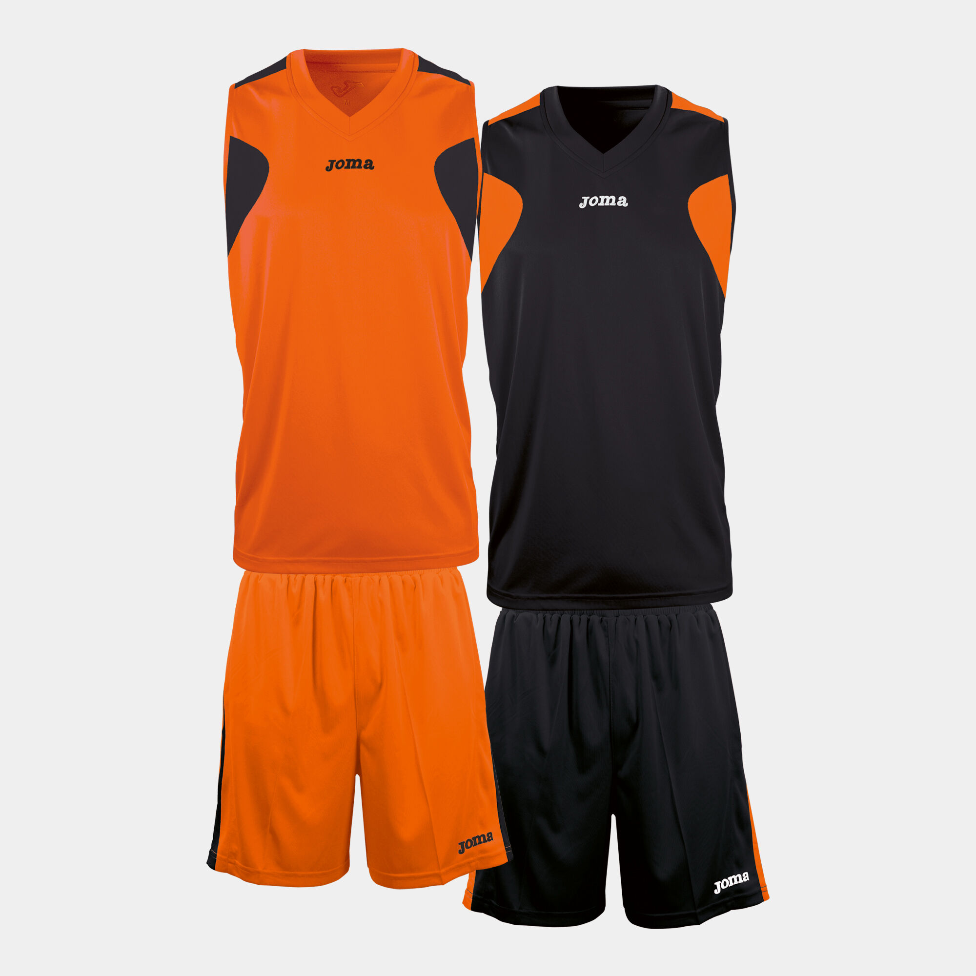Ensemble homme Basket orange autoabbronzante noir