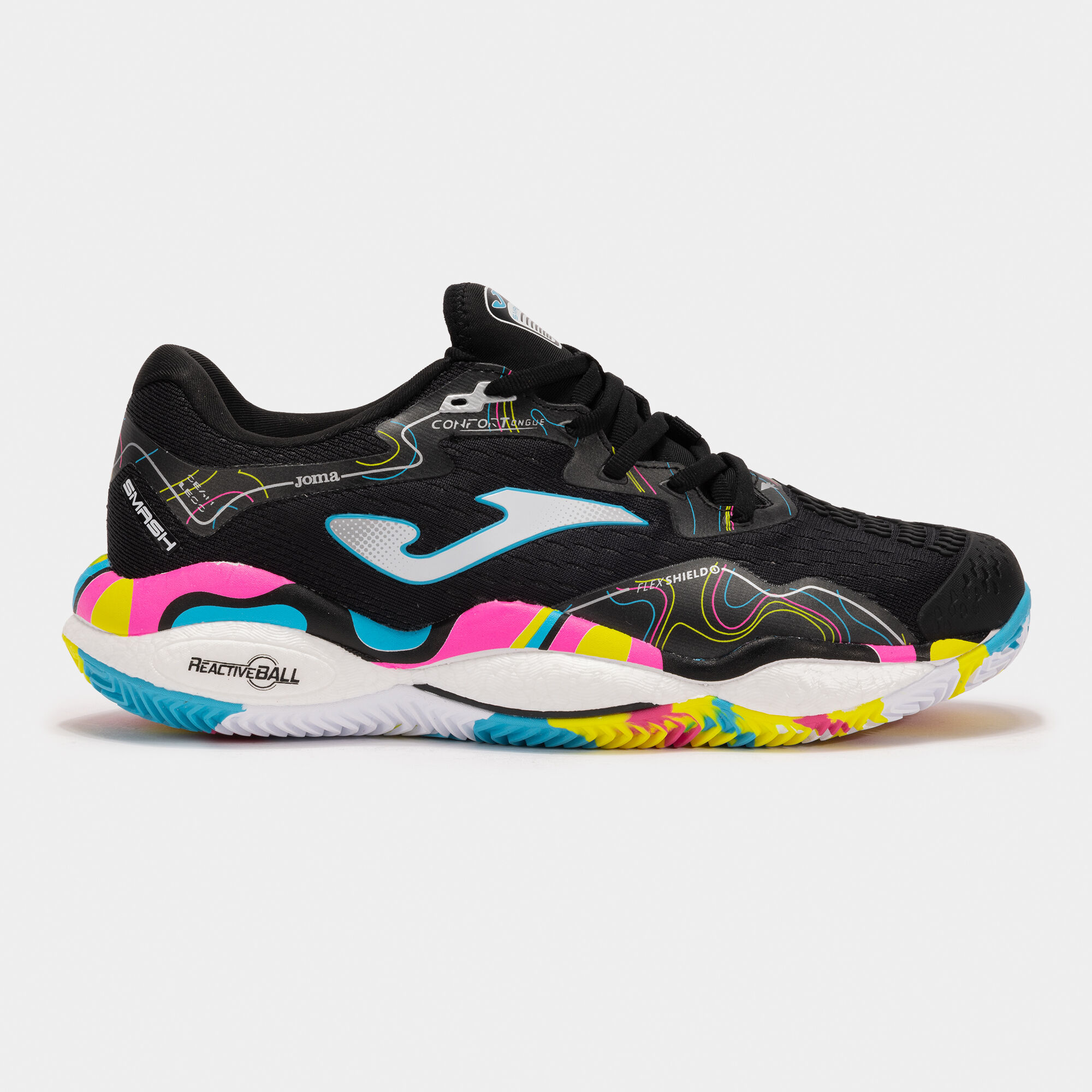 Shoes Smash 25 clay unisex black multi color | JOMA®