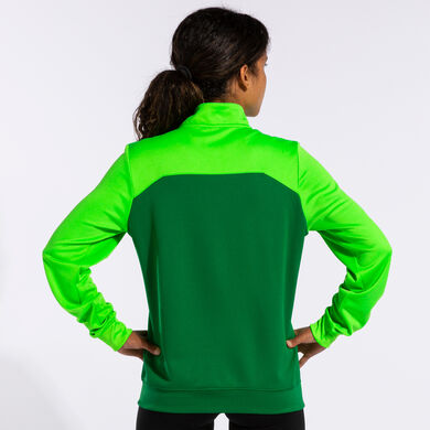 Sudadera mujer Winner II verde flúor