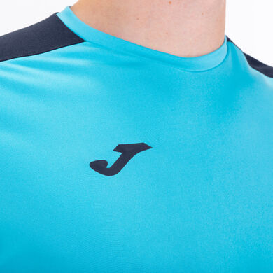 Maglia a manica corta uomo Academy III turchese fluorescente blu navy