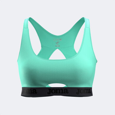 Sports bra woman Iconic green