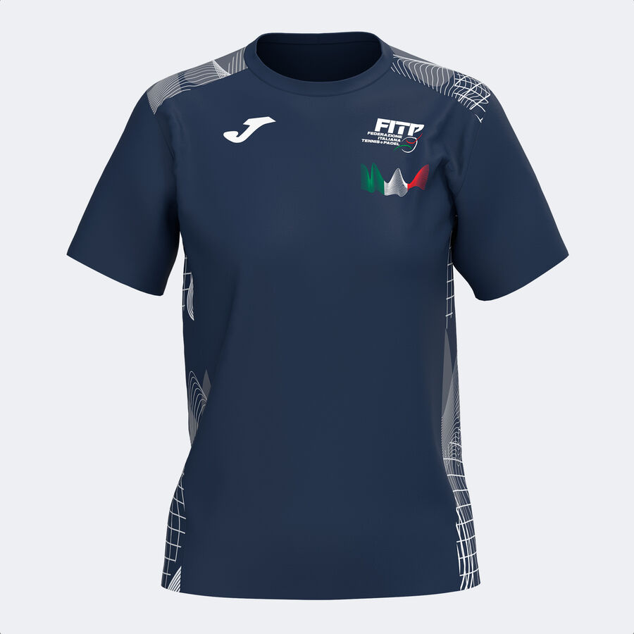 CAMISETA MANGA CORTA MUJER COMP. OFI. FED. ITALIA TENIS Y PADEL