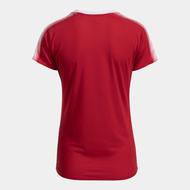 Camiseta manga corta mujer Elite XI rojo blanco