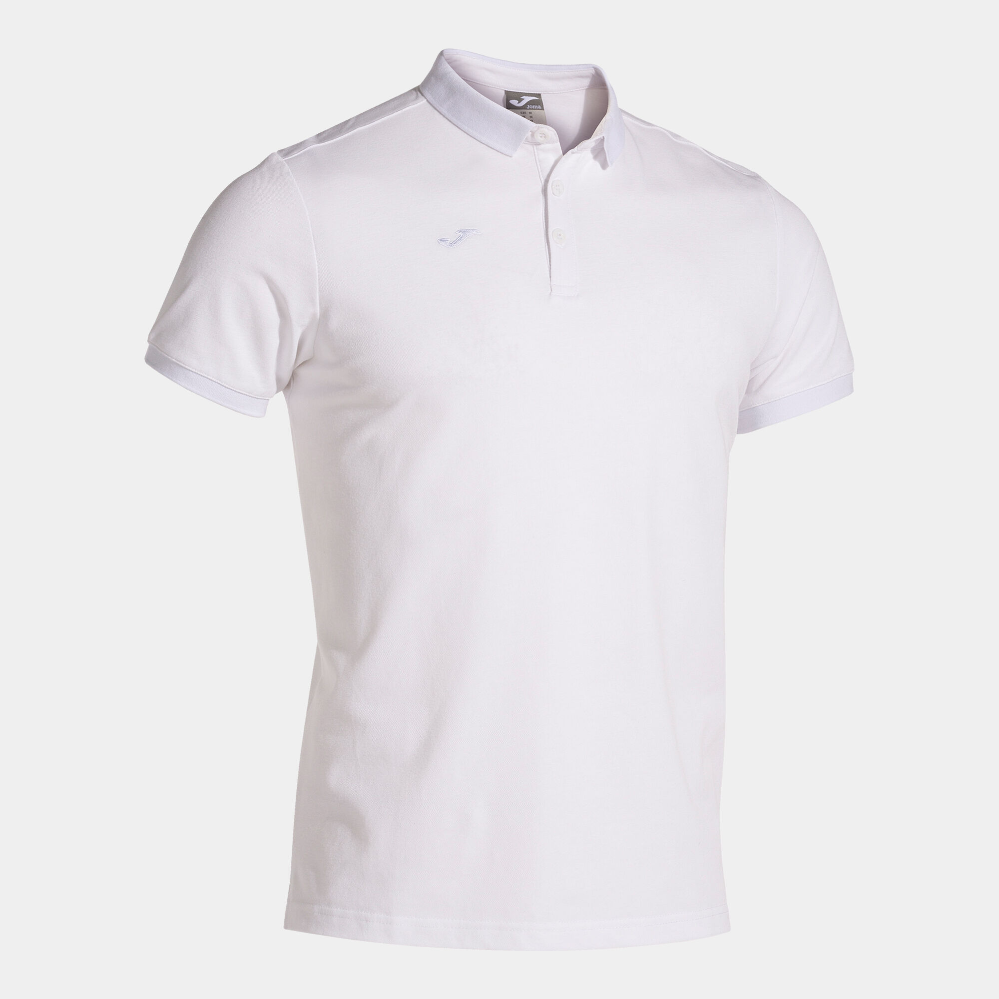 Polo shirt short-sleeve man Pasarela III white