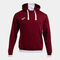 Hooded sweater man Confort II burgundy white