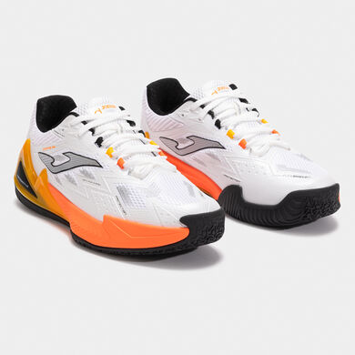 Zapatillas Open Men 25 hombre blanco naranja saffron