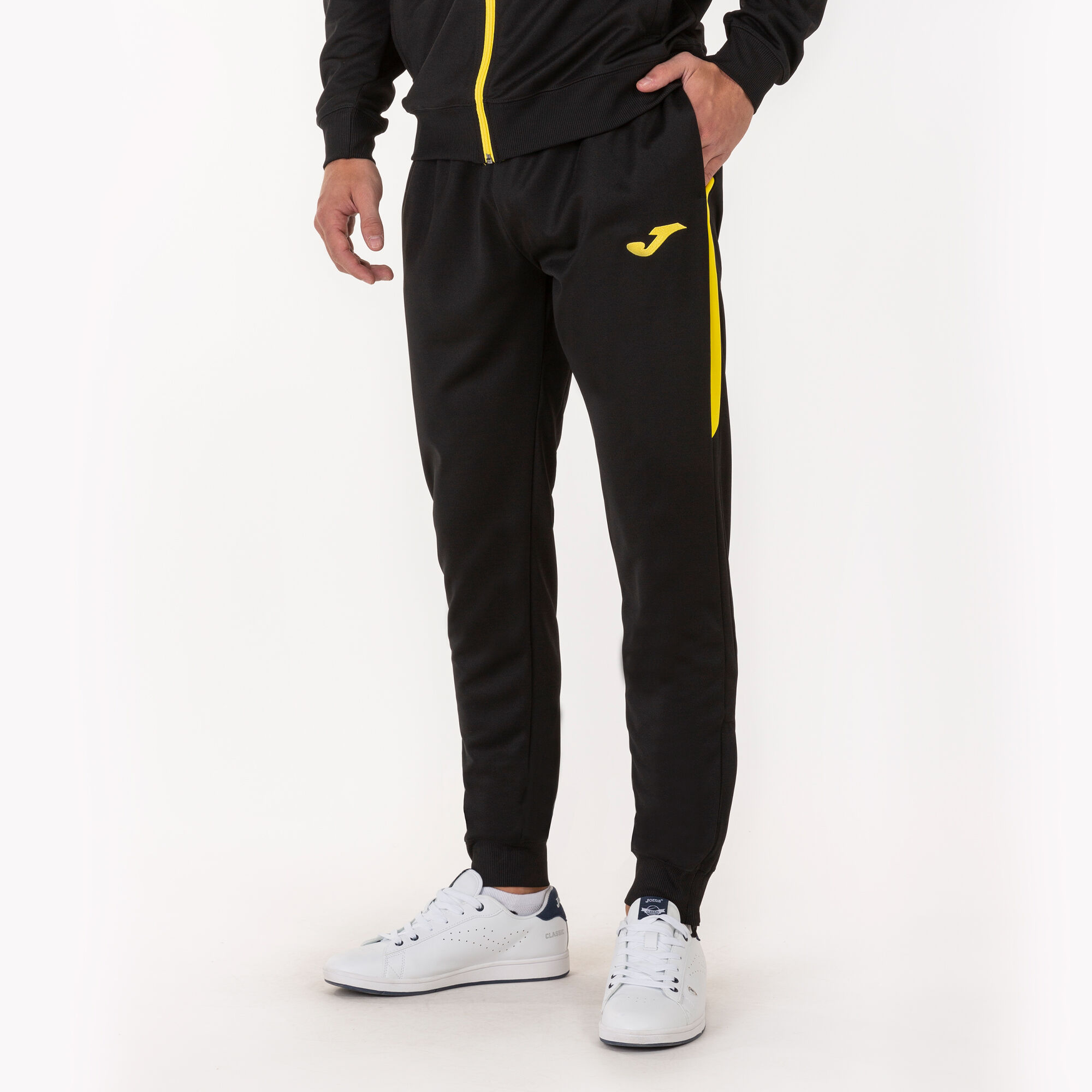 Tracksuit man Championship V black yellow JOMA