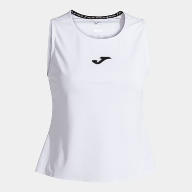 T-shirt de alça mulher Challenge branco