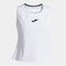 T-shirt de alça mulher Challenge branco