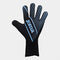 Football goalkeeper gloves Panther black fluorescent turquoise