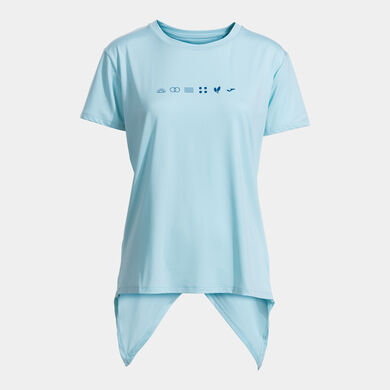 Camiseta manga corta mujer Breath azul
