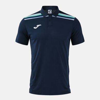 Polo shirt short-sleeve man Toledo II dark navy green