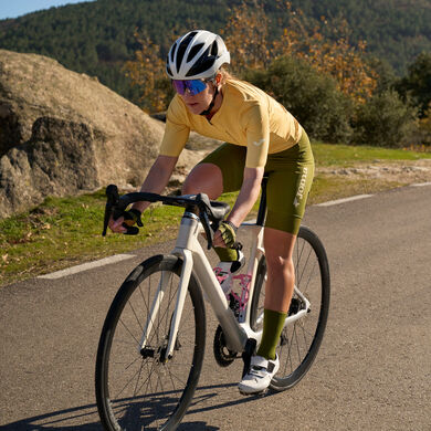 Shirt short sleeve woman Crono light brown