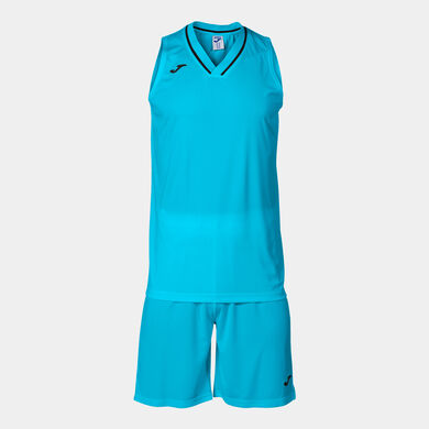 Set uomo Atlanta turchese fluorescente nero